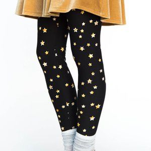 Agnes & Dora Leggings Size S L Baby Suede Starry Nights Stars NWT